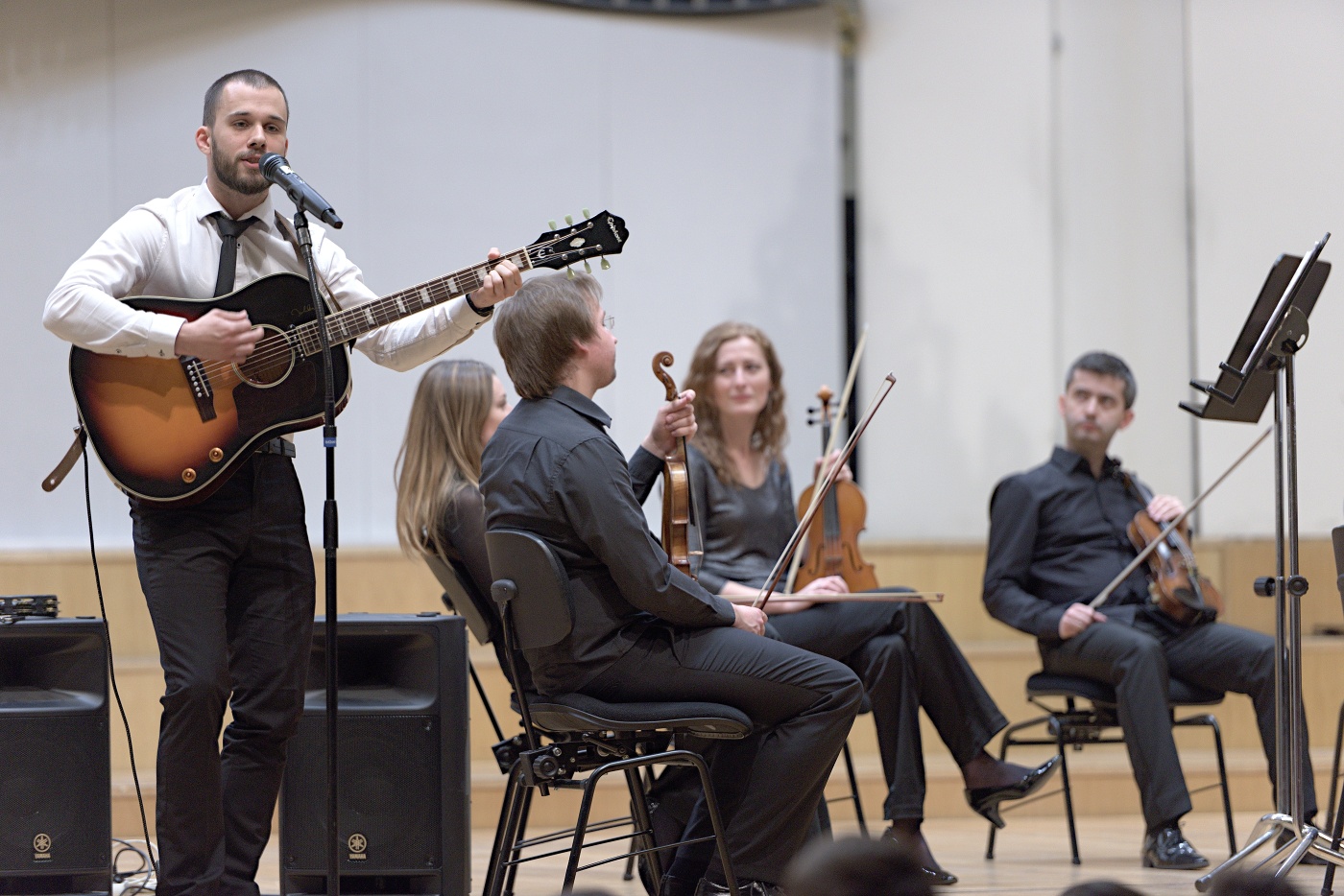 Beatles - Concerti grossi, SKO, Ewald Danel, Martin Vanek, Peter Breiner, foto jan.f.lukas