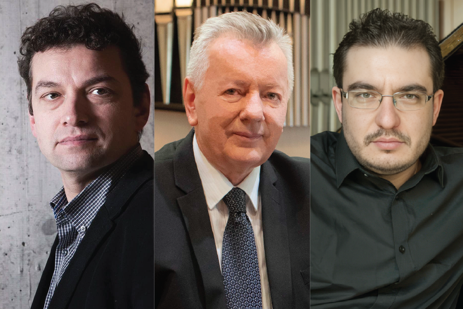 Kaspar Zehnder, Marián Lapšanský, Matej Arendárik, zväčšiť fotografiu