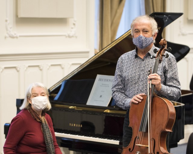 Utorkový KOMORNÝ KONCERT BEZ PUBLIKA - Ján Slávik, Daniela Varínska foto © Alexander Trizuljak 5789 