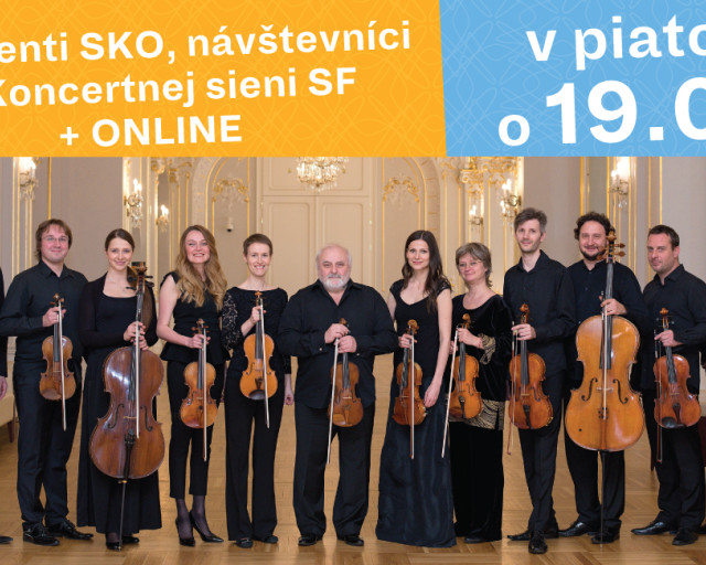 Prvý decembrový týždeň  s publikom v Koncertnej sieni aj online pokračuje - 20201204-SKO-Koncert-Online-stream 