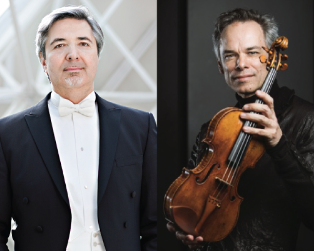 Preložené koncerty z minulej sezóny - Slovenská filharmónia pod taktovkou Daniela Raiskina - Daniel Raiskin, Benjamin Schmid-600x411 