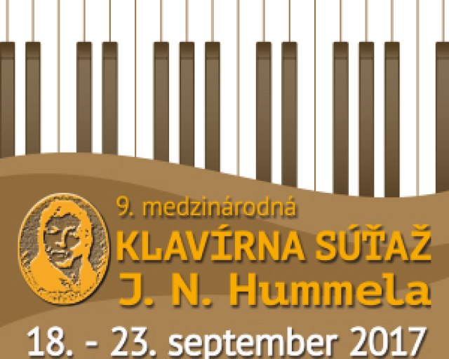 Ponuka zvýhodneného vstupného pre členov KPSF na Slávnostný program 9. ročníka medzinárodnej klavírnej súťaže J. N. Hummela. - 9. medzinárodná klavírna súťaž J. N. Hummela 