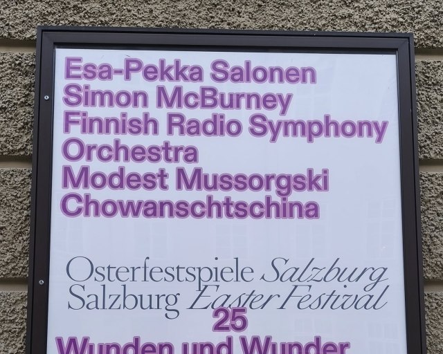 Musorgského Chovanščina so Slovenským filharmonickým zborom uzavrie tohtoročný Salzburský veľkonočný festival 2025  - 1 
