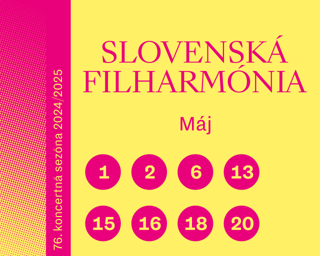 MÁJ v SLOVENSKEJ FILHARMÓNII - Facebook Cover Photo 