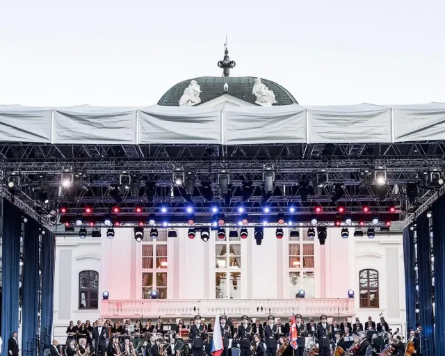 koncert v Prezidentskej záhrade